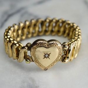 Antique sweetheart bracelet